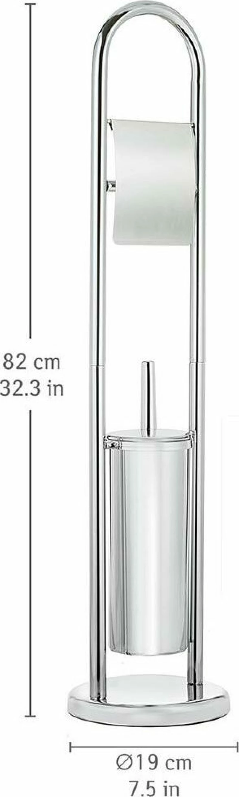 T13070 Σετ Μπάνιου Inox Ασημί 2τμχ