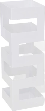 vidaXL Ομπρελοθήκη Μεταλλική Λευκή 15.5x15.5x48.5cm