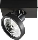 VK Lighting VK/03111CE/Β Μονό Σποτ με Ντουί GU10 σε Μαύρο Χρώμα