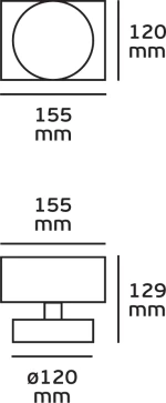 VK Lighting VK/03111CE/Β Μονό Σποτ με Ντουί GU10 σε Μαύρο Χρώμα