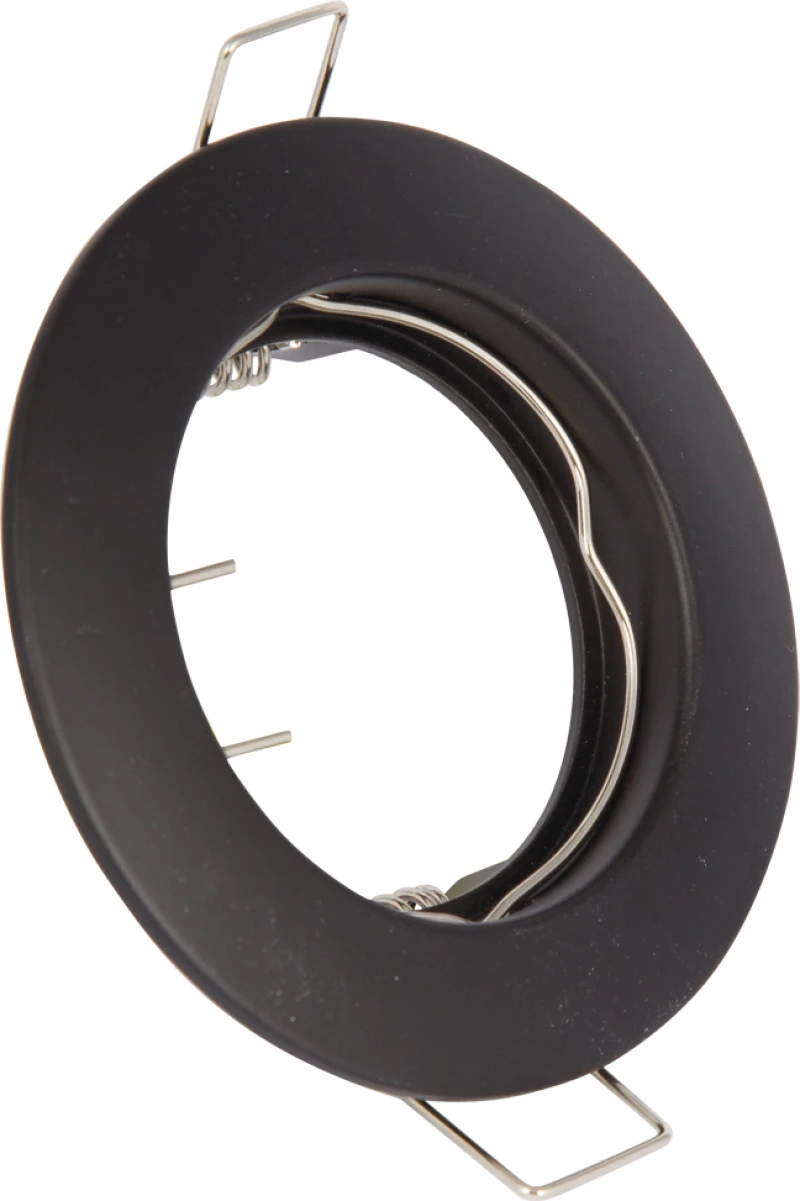 VK Lighting Μεταλλικό Σποτ Χωνευτό GU10 VK/03009G/B 7.7x7.7cm Μαύρο