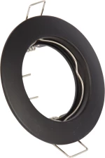 VK Lighting Μεταλλικό Σποτ Χωνευτό GU10 VK/03009G/B 7.7x7.7cm Μαύρο