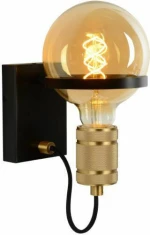 Lucide Lightning Ottelien Φωτιστικό Τοίχου Μαύρο