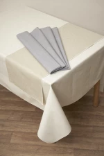Viopros Τραπεζομάντηλο Αλέκιαστο 160x200 Ντιάνα Μπεζ