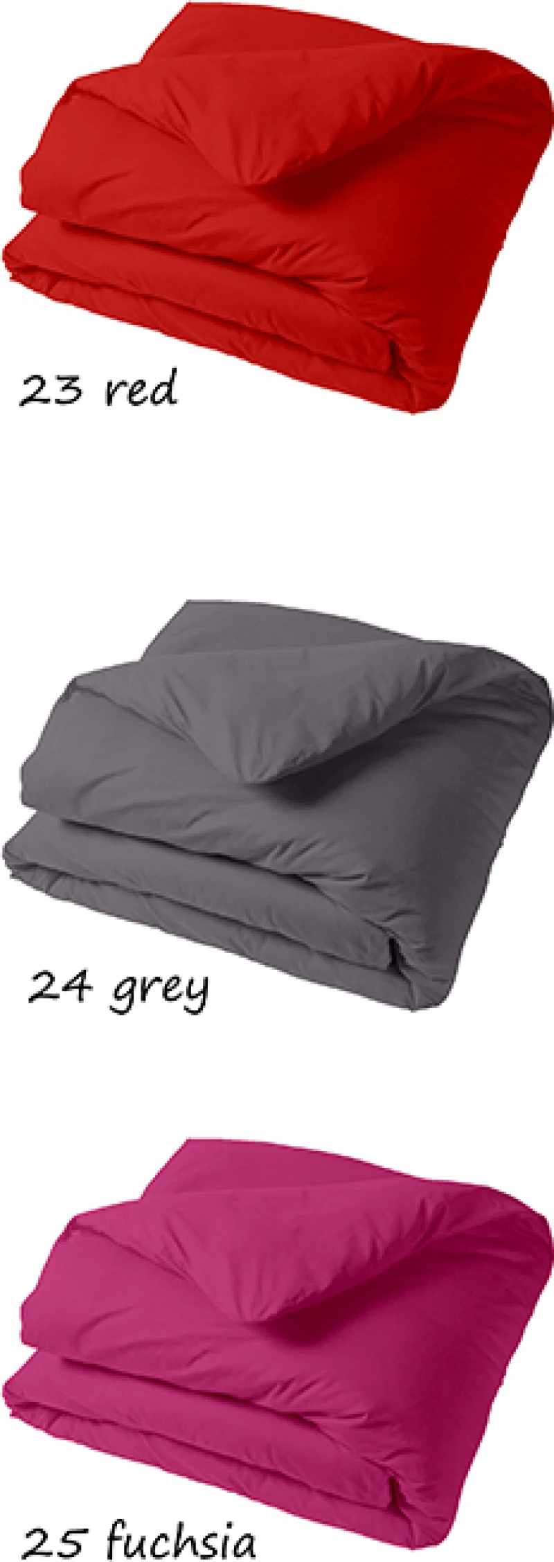 Sunshine Παπλωματοθήκη Διπλή 200x265 Cotton Feelings 24 Grey