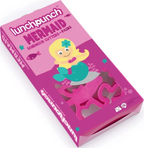 Κόφτες φαγητού Mermaids 2τμχ Lunch Punch