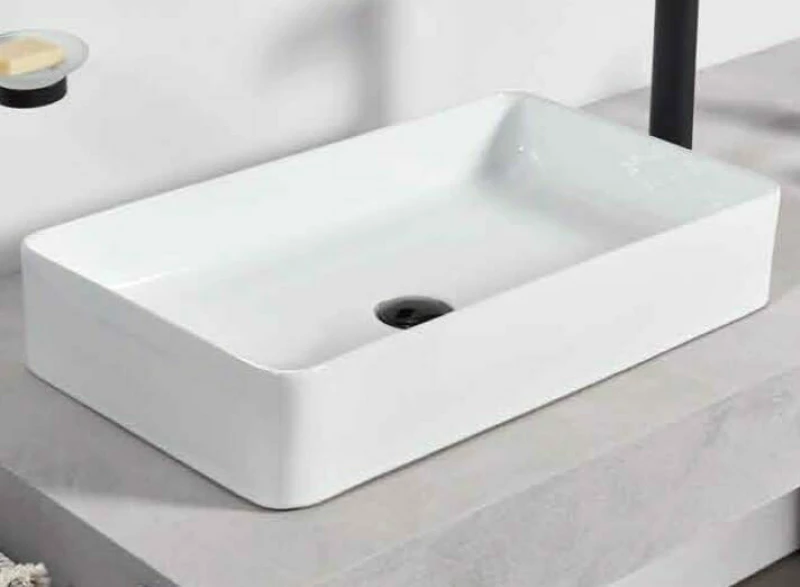 Tema Prisma Επικαθήμενος Νιπτήρας Πορσελάνης 60x35cm Λευκός