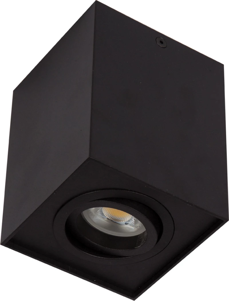 VK Lighting VK/03005/B Μονό Σποτ με Ντουί GU10 σε Μαύρο Χρώμα