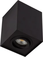 VK Lighting VK/03005/B Μονό Σποτ με Ντουί GU10 σε Μαύρο Χρώμα