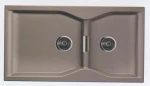 Macart Prestige Ένθετος Νεροχύτης 90x50cm Pearl