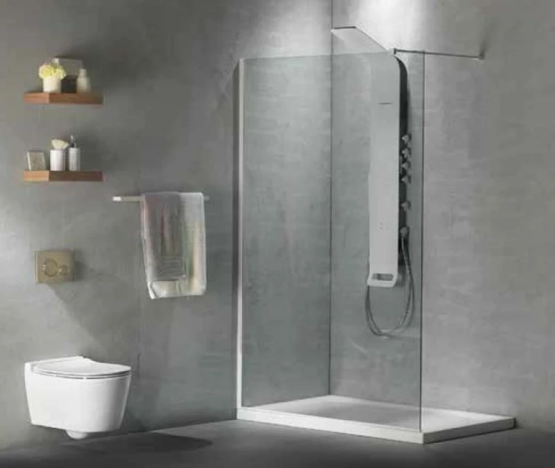 Devon Iwis Walk-in Διαχωριστικό Ντουζιέρας 140x200cm White Matt
