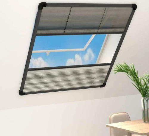 vidaXL Σίτα Παραθύρου Πλισέ 80x100cm 148683