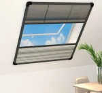 vidaXL Σίτα Παραθύρου Πλισέ 80x100cm 148683