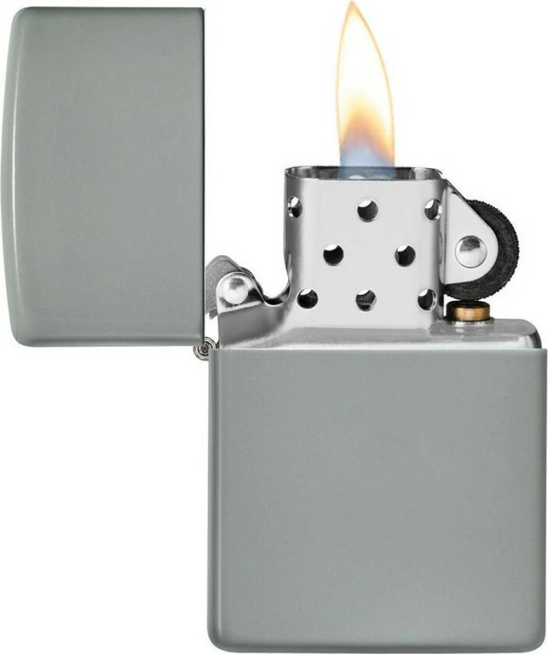 Zippo Αναπτήρας Λαδιού Αντιανεμικός Grey Classic