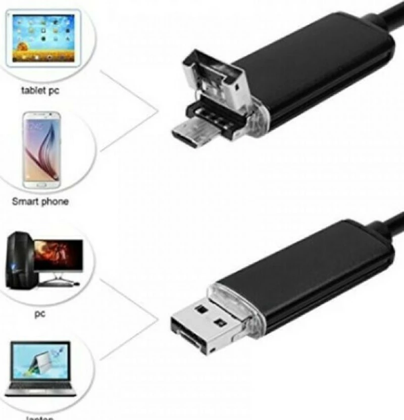 Andowl Q-HD212 Ενδοσκοπική Κάμερα με Καλώδιο 10m