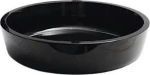 Karag Nero Επικαθήμενος Νιπτήρας Γυάλινος 42x42cm Μαύρος