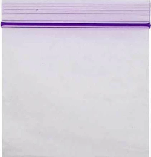 Σακουλάκι Ασφαλείας Zip - Μωβ (50x50mm)