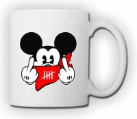 Mickey Mouse Swag Κούπα Κεραμική Λευκή