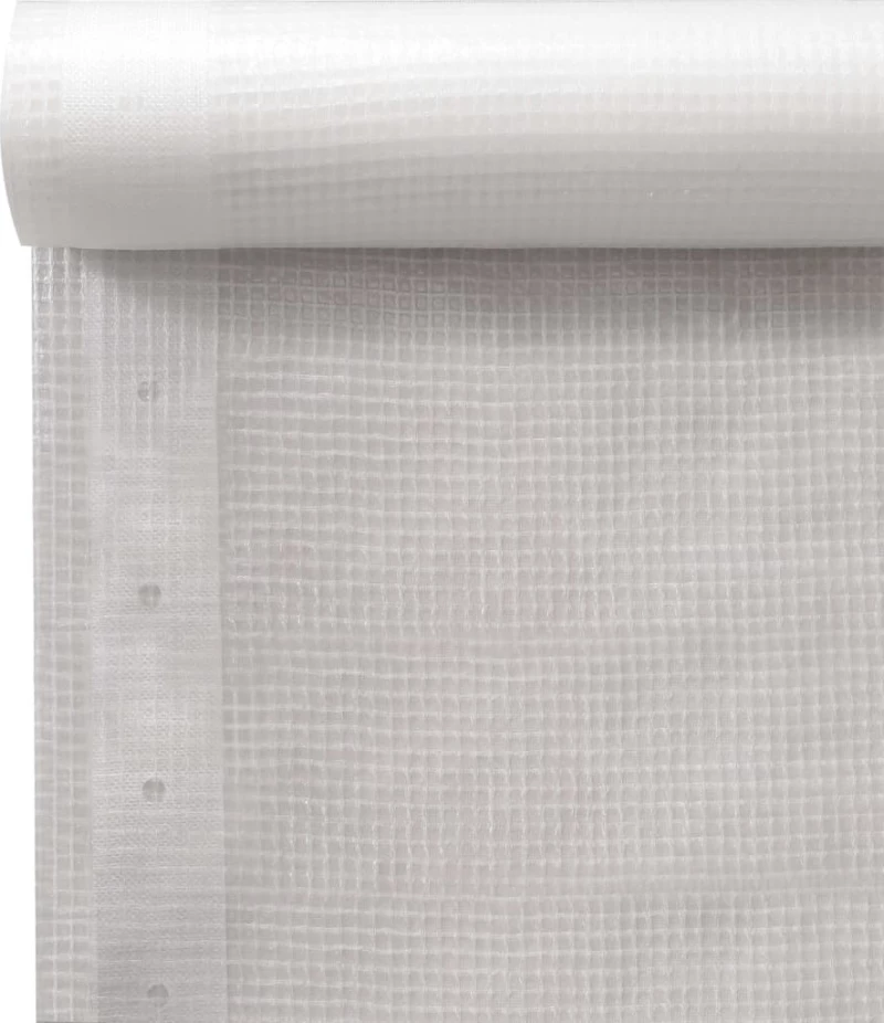 vidaXL Μουσαμάς 260gr/m² 3x20m με Ύφανση Leno Λευκός 45558