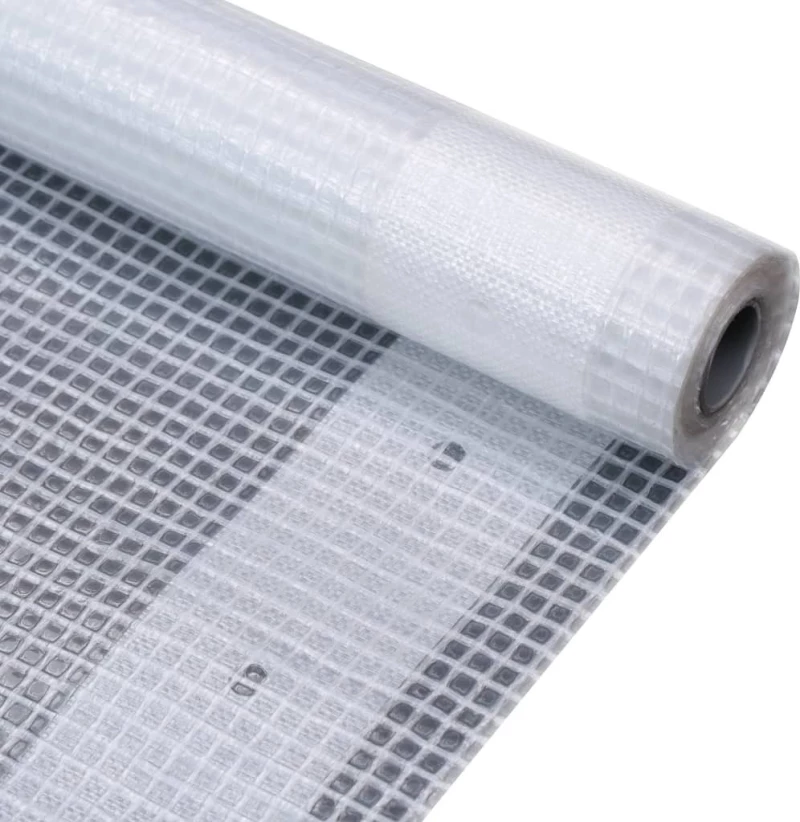vidaXL Μουσαμάς 260gr/m² 3x20m με Ύφανση Leno Λευκός 45558