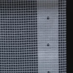 vidaXL Μουσαμάς 260gr/m² 3x10m με Ύφανση Leno Λευκός 45556