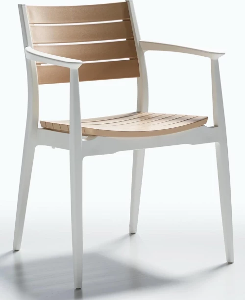 Καρέκλα Πολυπροπυλενίου Regnum White - Ivory