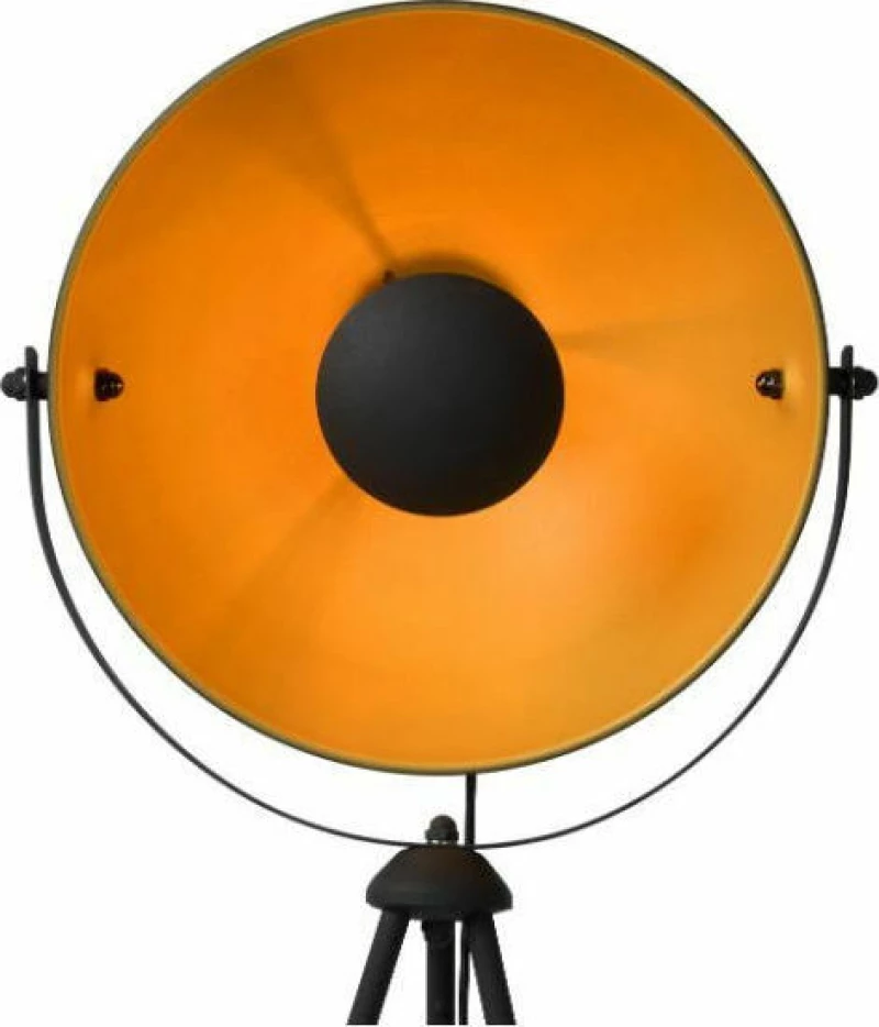 Lucide Lightning Alvaro Φωτιστικό Δαπέδου Μαύρο με Ύψος 148cm