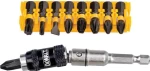Dewalt Σετ Μύτες με Αντάπτορα Σπαστό Torsion DT70578T 10τμχ