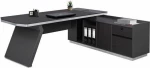 Επαγγελματικό Γραφείο Ξύλινο Γωνιακό Wenge 220x180x76cm