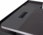 Επαγγελματικό Γραφείο Ξύλινο Γωνιακό Wenge 220x180x76cm