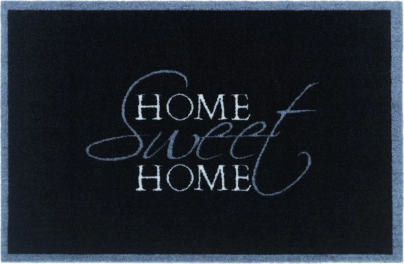 Sdim Πατάκι Εισόδου Impression 797 Home Sweet Home Μαύρο-Γκρι 40x60cm