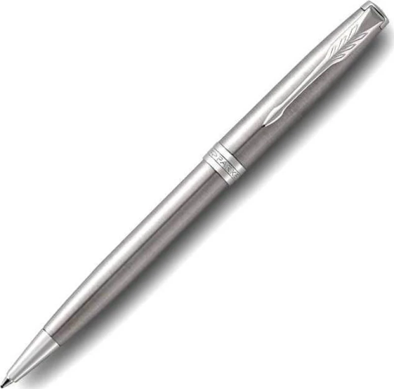 Parker Στυλό Ballpoint με Μαύρο Mελάνι Sonnet Core Stainless Steel CT