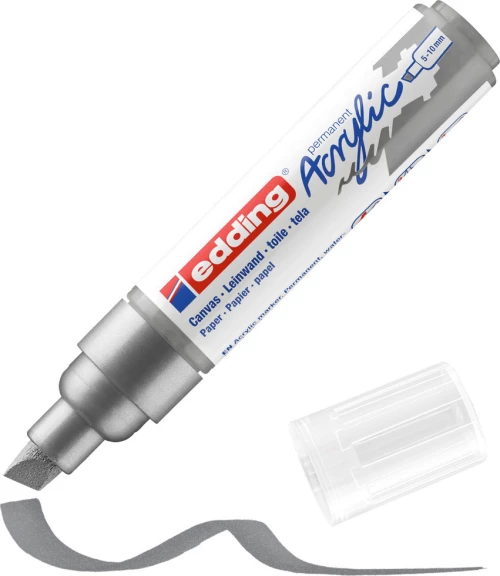 Edding 5000 Ακρυλικός 10mm Silver