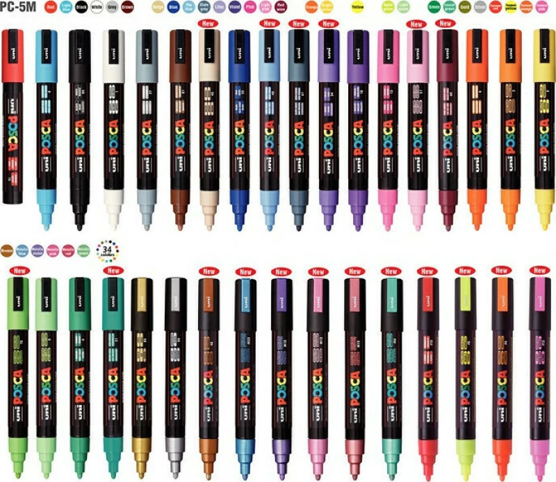 Posca PC-5M Ανεξίτηλος 2.5mm Bronze