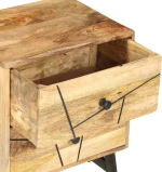 Κομοδίνο 40 x 30 x 50 εκ. από Μασίφ Ξύλο Μάνγκο