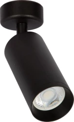 VK Lighting VK/04194/CE/B Μονό Σποτ με Ντουί GU10 σε Μαύρο Χρώμα
