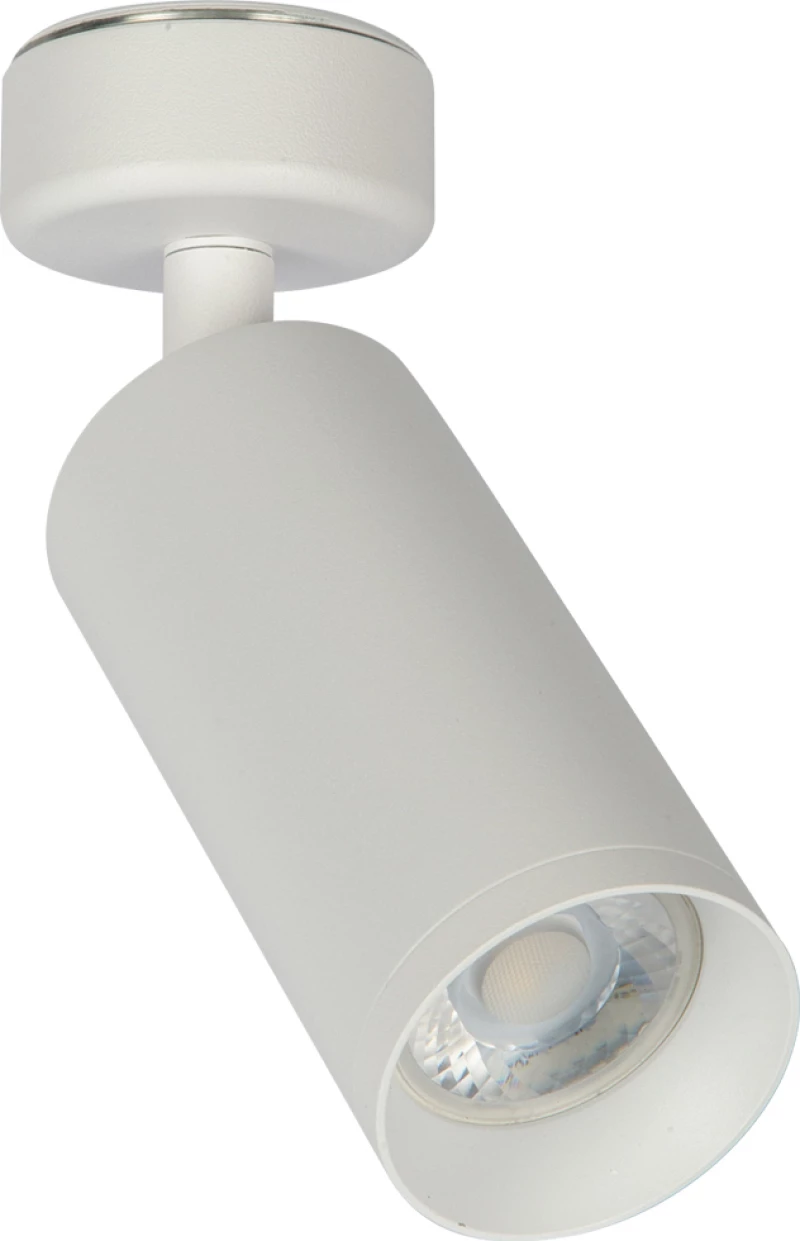 VK Lighting VK/04194/CE/W Μονό Σποτ με Ντουί GU10 σε Λευκό Χρώμα