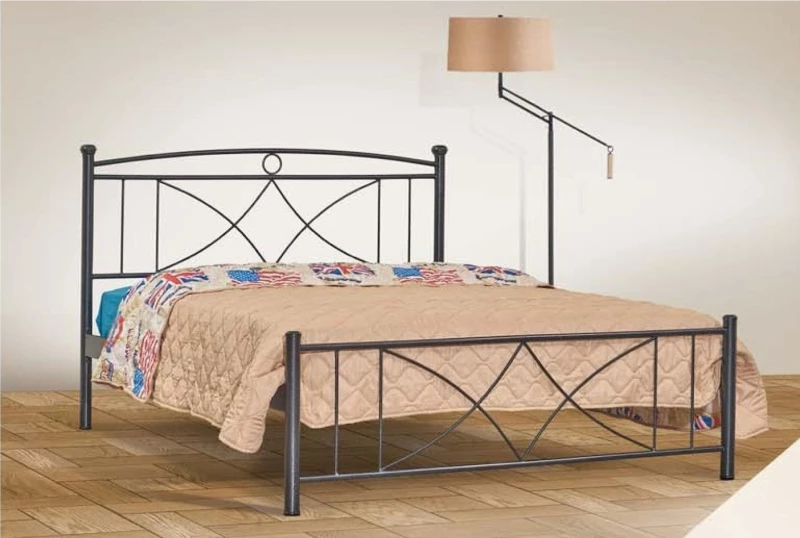 No16 Κρεβάτι Διπλό Μεταλλικό 140x200cm