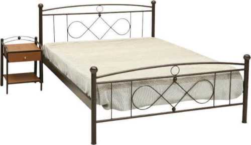 Μπίλια Κρεβάτι Μονό Μεταλλικό 90x190cm