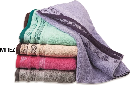 Dimcol Πετσέτα Προσώπου Θάλεια 50x90 Μπεζ