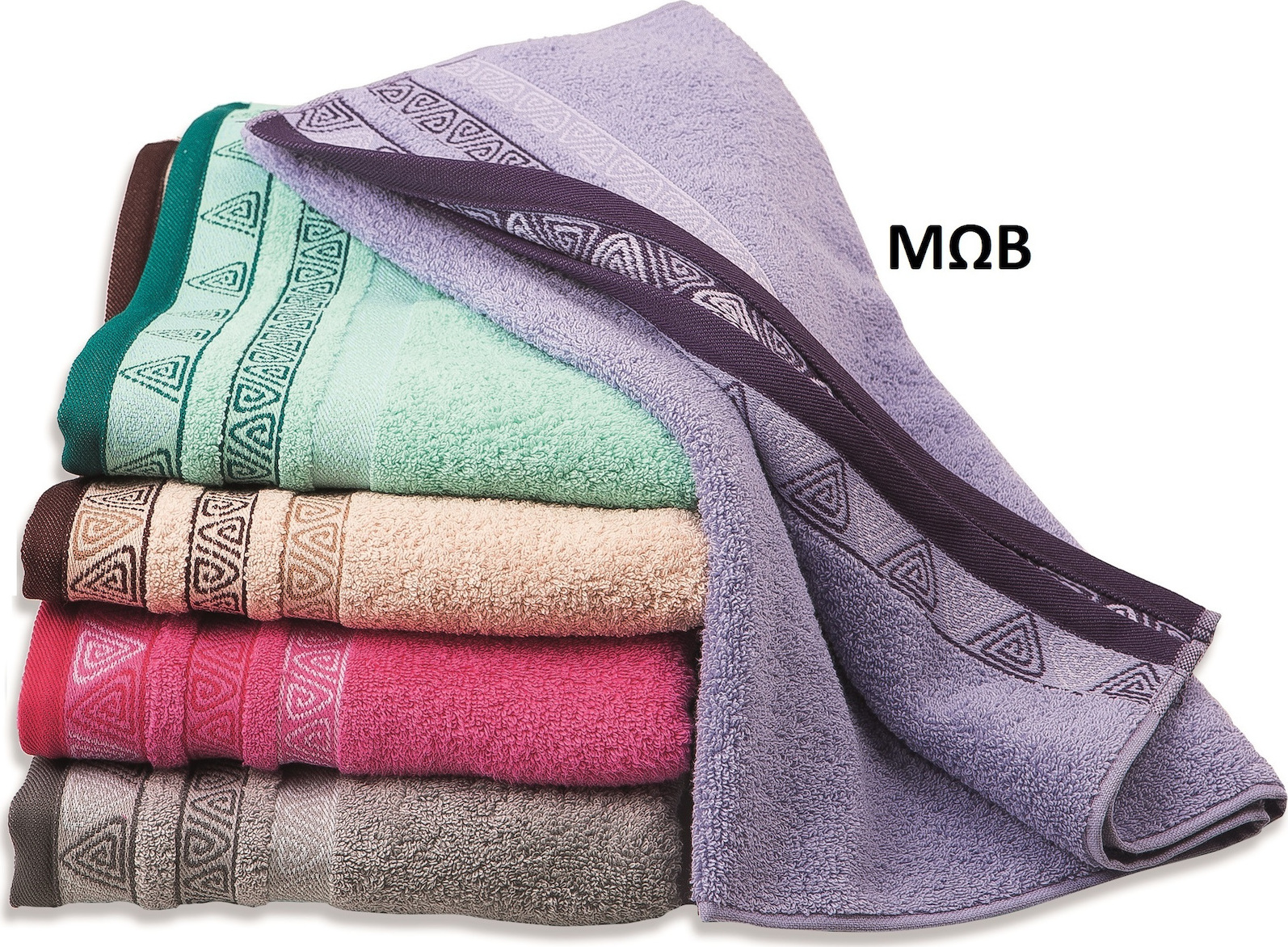 Dimcol Πετσέτα Προσώπου Θάλεια 50x90 Μωβ