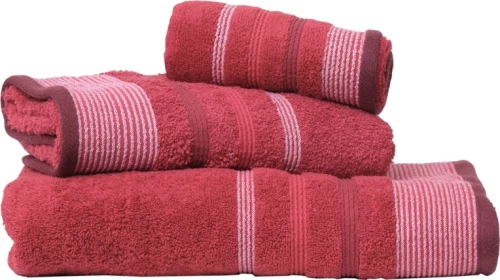 Viopros Πετσέτα Χεριών Χαβάη 30x50 Κόκκινο