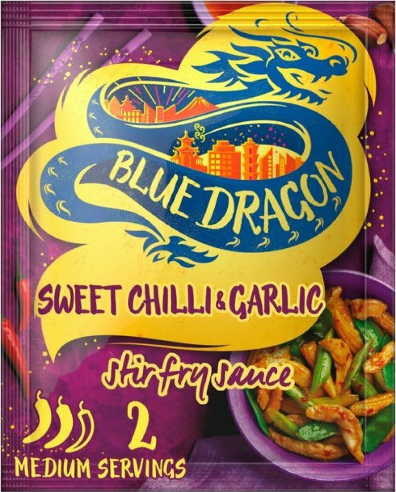 Blue Dragon Sauce Sweet Chilli & Garlic Stir Fry Vegan 120gr