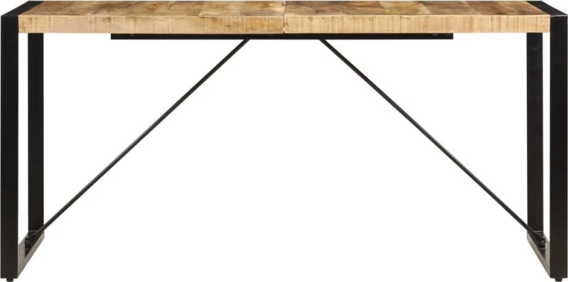 vidaXL Τραπεζαρία 160 x 80 x 75 εκ. από Μασίφ Ξύλο Μάνγκο