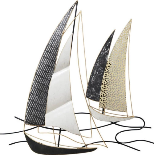 Marhome Διακοσμητικό Τοίχου Καραβάκια 80.7x80cm