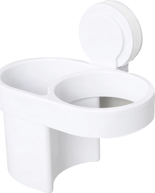 Ecoco E1509 Θήκη για Οδοντόβουρτσες Επιτοίχια Πλαστική Λευκή