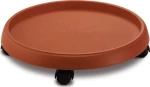 Πιάτο Στρογγυλό Με Ρόδες Τερακότα 35cm