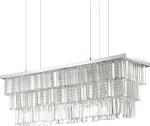 Ideal Lux Martinez SP8 Πολυέλαιος 8xE14 Ø103cm με Κρύσταλλα Διάφανος 166360