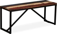 Πάγκος 110 x 35 x 45 εκ. από Μασίφ Ανακυκλωμένο Ξύλο