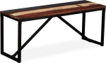 Πάγκος 110 x 35 x 45 εκ. από Μασίφ Ανακυκλωμένο Ξύλο